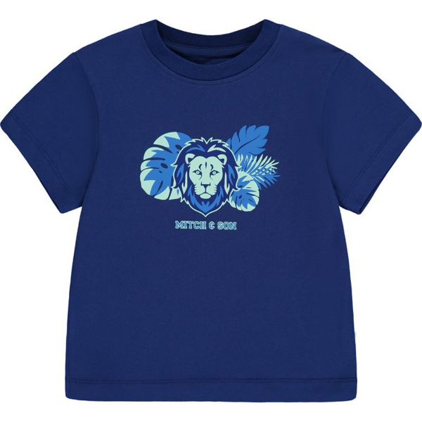 Picture of Mitch & Son Boys 'Karl' Navy Lion T-shirt