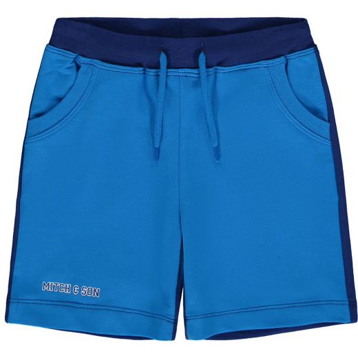 Picture of Mitch & Son Boys 'Kaleb' Blue Jumper & Shorts Set