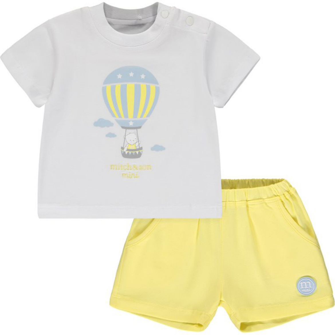 Picture of Mitch & Son Mini 'Milo' Boys Lemon Short Set