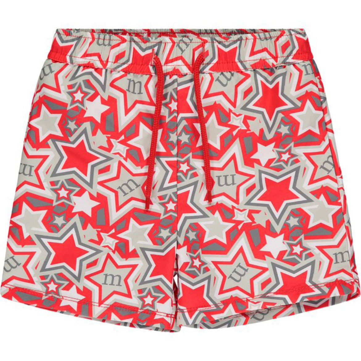 Picture of Mitch & Son Boys 'Lyle' Red Star Swim Shorts