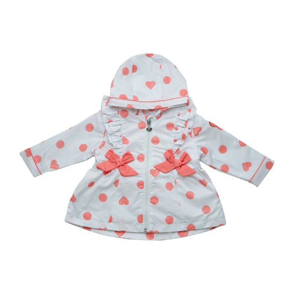 Picture of Little A Baby Girls 'Harper' White Polka Dot Jacket