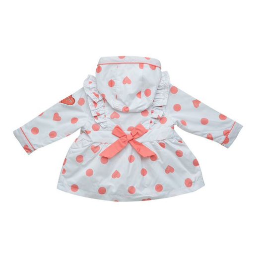Picture of Little A Baby Girls 'Harper' White Polka Dot Jacket