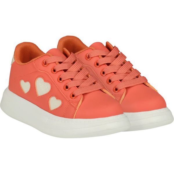 Picture of A Dee Girls 'Queeny' Coral Trainers