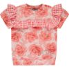 Picture of A Dee Girls 'Yana' Coral Rose Print Short Set