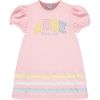 Picture of A Dee Girls 'Voni' Pale Pink Logo Dress