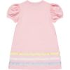 Picture of A Dee Girls 'Voni' Pale Pink Logo Dress