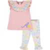 Picture of A Dee Girls 'Victoria' Pale Pink Legging Set