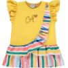 Picture of A Dee Girls 'Uriania' Yellow Stripe Frill Legging Set