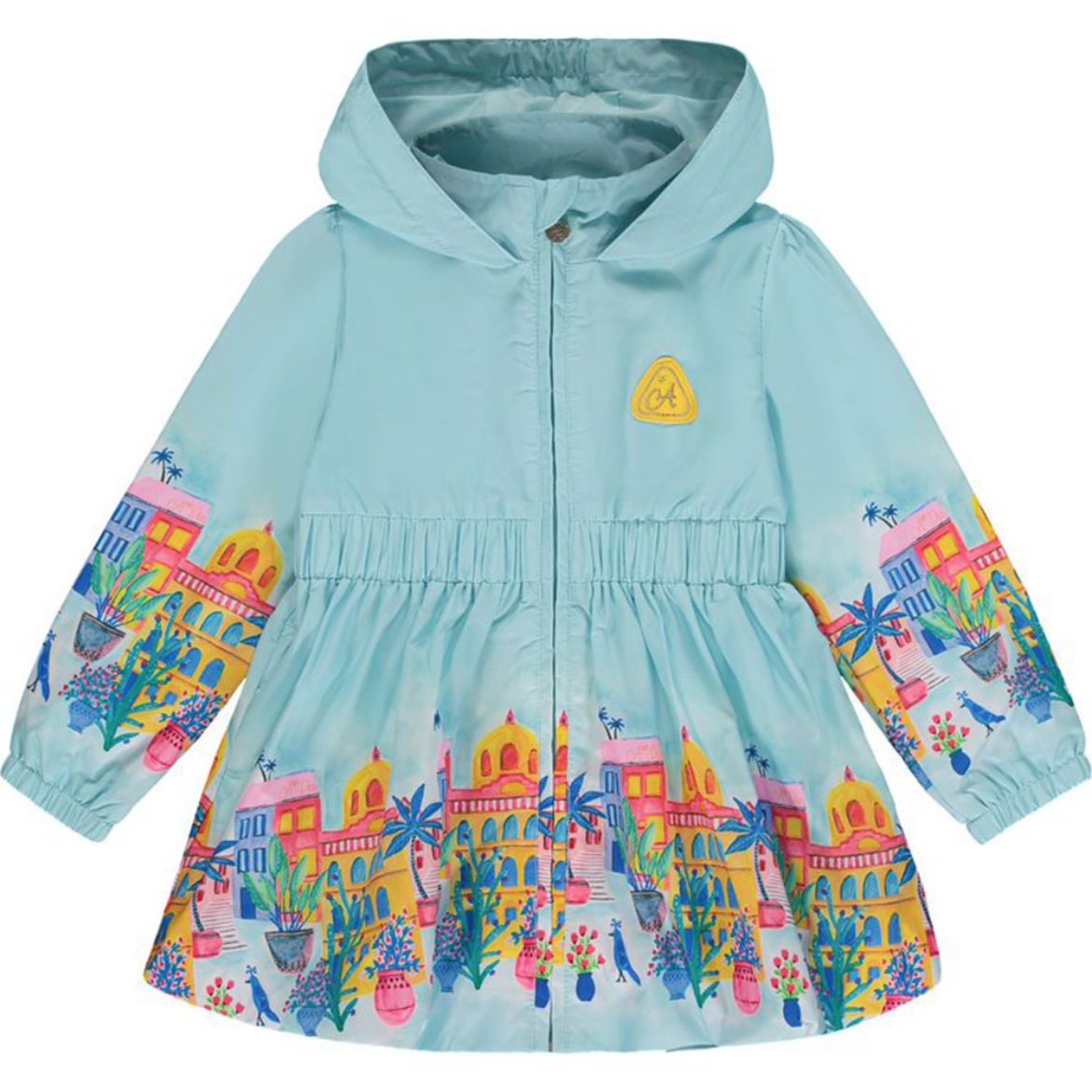 Picture of A Dee Girls 'Unique' Aqua Printed Jacket