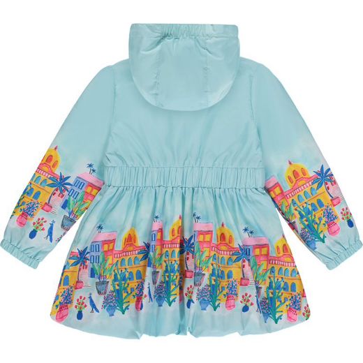 Picture of A Dee Girls 'Unique' Aqua Printed Jacket