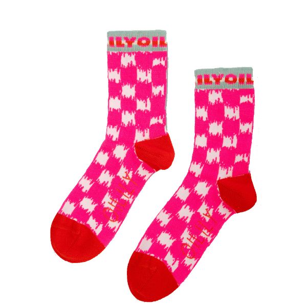 Picture of Oilily Girls Mikat Pink Socks