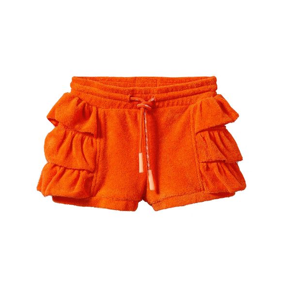 Picture of Oilily Girls Pino Orange Terry Towelling Shorts