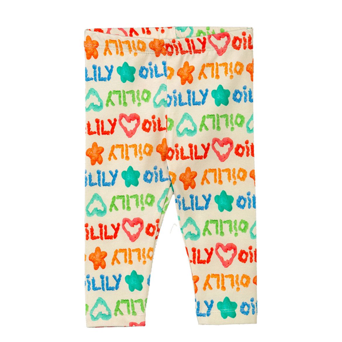 Picture of Oilily Girls Peppy White Printed Leggings