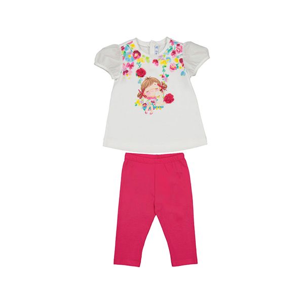 Picture of Mayoral Baby Girls Two Piece Legging Set