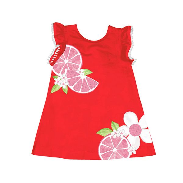Picture of Mayoral Baby Girls Red 'Watermelon' Dress