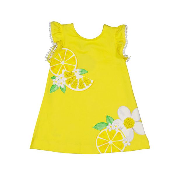 Picture of Mayoral Baby Girls Yellow 'Watermelon' Dress