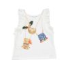 Picture of Mayoral Girls White Vest & Multicolour Short Set