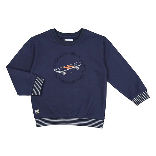 Picture of Mayoral Boys Navy Jumper & Short Set