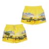 Picture of Mayoral Boys White & Yellow 'Safari' Swim Short Set
