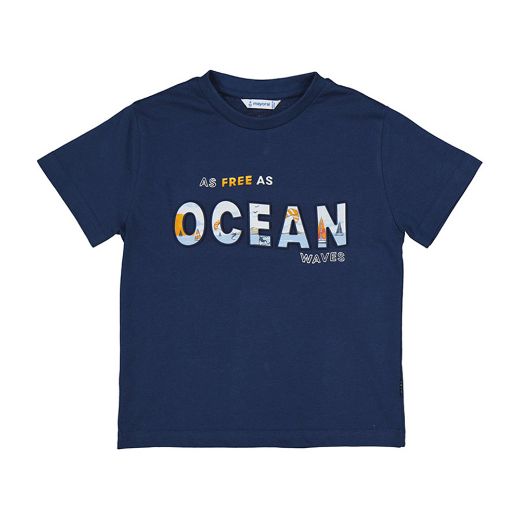 Picture of Mayoral Boys Navy & Blue 'Ocean' Swim Short Set