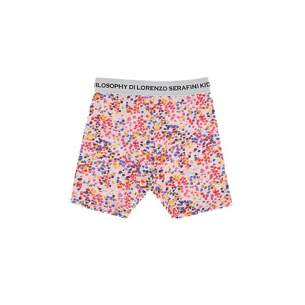 Picture of Philosophy Di Lorenzo Kids Pink Printed Cycling Shorts