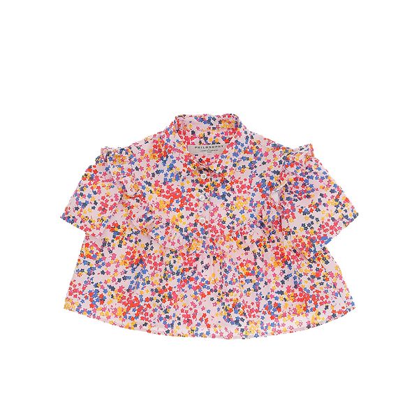 Picture of Philosophy Di Lorenzo Kids Pink Printed Shirt