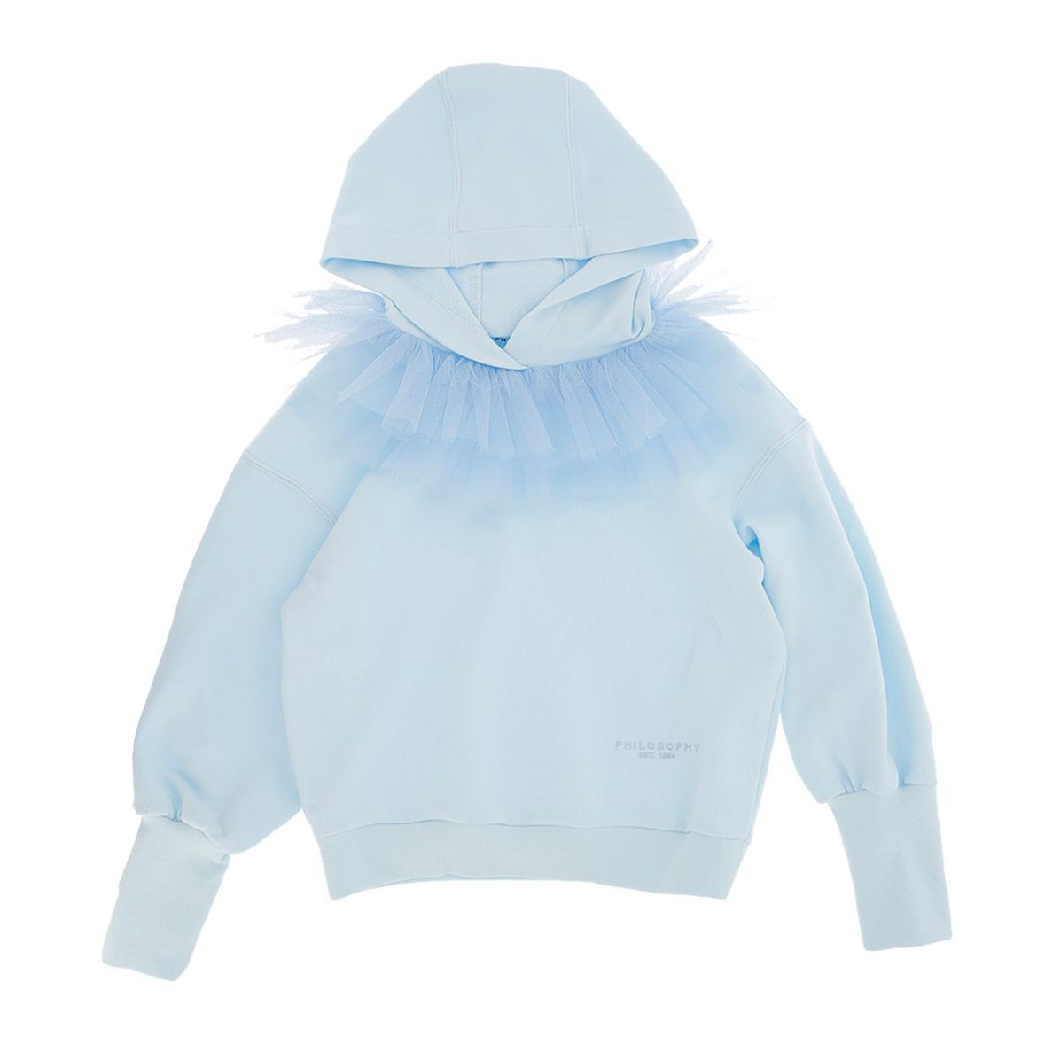 Picture of Philosophy Di Lorenzo Kids Blue Jumper with Tulle