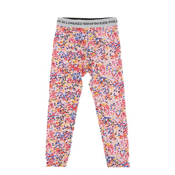Picture of Philosophy Di Lorenzo Kids Pink Printed Leggings