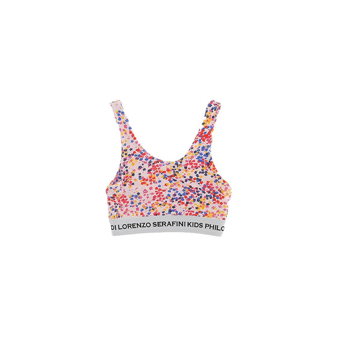 Picture of Philosophy Di Lorenzo Kids Pink Printed Crop Top