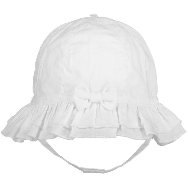 Picture of Emile Et Rose Girls 'Gabby' White Sun Hat