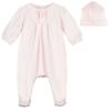 Picture of Emile Et Rose Baby Girls 'Shantel' Pink Babygrow With Hat