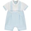 Picture of Emile Et Rose Baby Boys 'Devon' Blue & White Romper