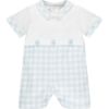 Picture of Emile Et Rose Baby Boys 'Danny' Blue & White Check Romper