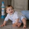 Picture of Emile Et Rose Boys 'Doyle' Blue & White Check Short Set