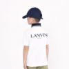 Picture of Lanvin Boys White & Black Polo Shirt