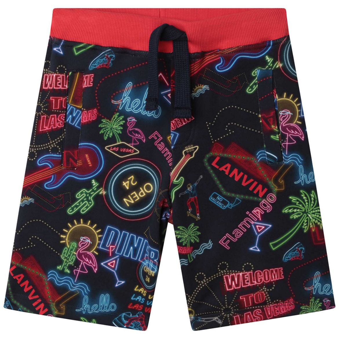 Picture of Lanvin Boys Multicolour 'Las Vegas' Printed Shorts