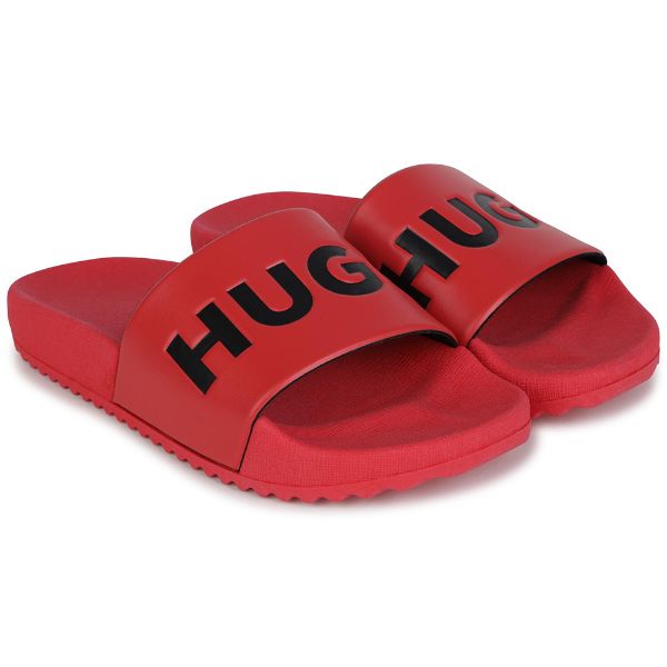 Picture of Hugo Boys Red & Black Slides