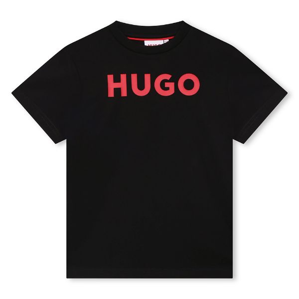 Picture of Hugo Boys Black & Red T-shirt