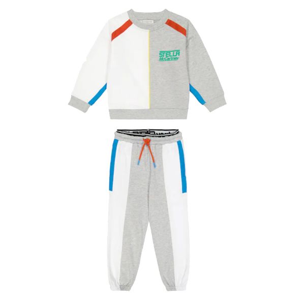 Picture of Stella Mc Cartney Boys Grey Tracksuit