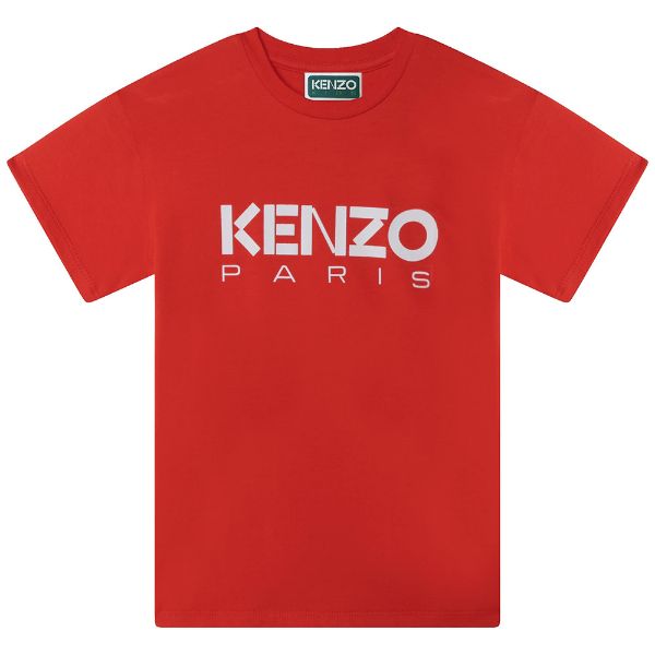 Picture of Kenzo Boys Red Logo T-shirt