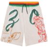 Picture of Kenzo Boys Beige Animal Print Shorts