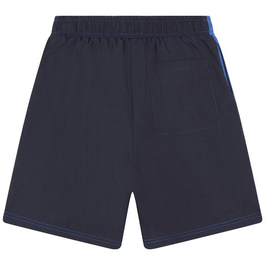 Picture of Kenzo Boys Blue & Navy Logo Shorts