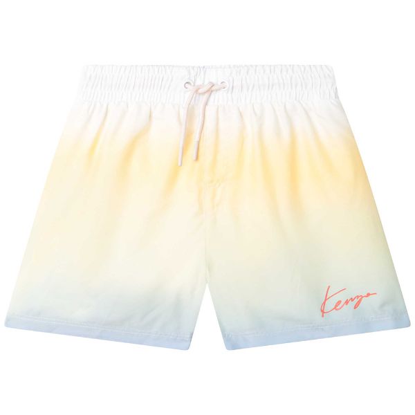 Picture of Kenzo Boys Blue, White & Yellow Swimming Short