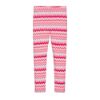 Picture of Missoni Girls White Sequin T-shirt & Pink Zig Zag Legging Set