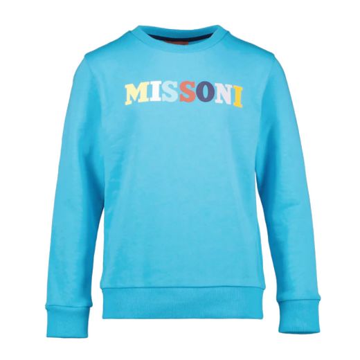 Picture of Missoni Boys Turquoise Sweatshirt & Short Set