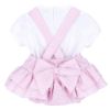 Picture of Blues Baby Girls T-shirt & Romper Bow Set