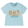Picture of Moschino Baby Boys Pale Blue Teddy T-shirt & Short Set