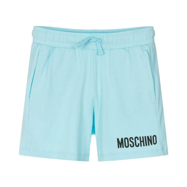 Picture of Moschino Boys Light Blue Logo Shorts