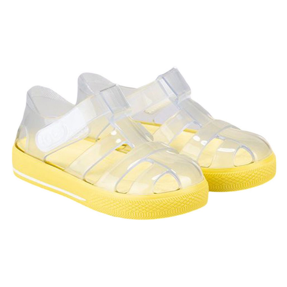 Picture of Igor Star Brillo Yellow Velcro Jellies