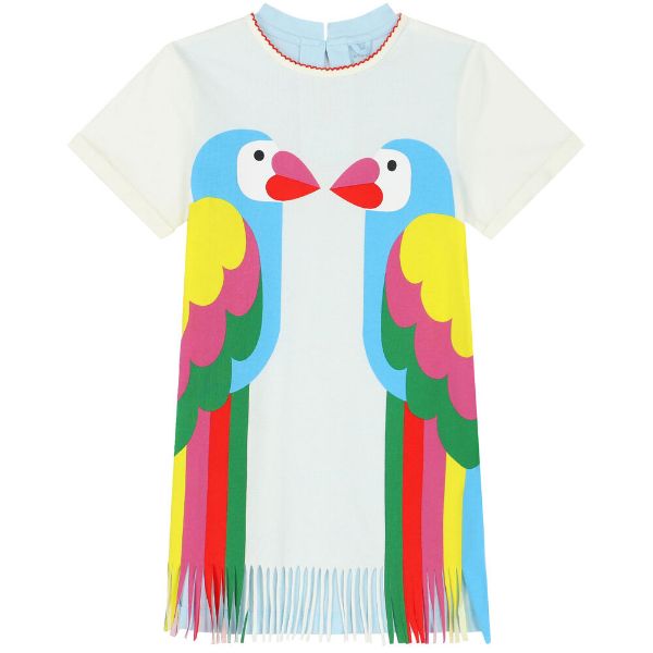 Picture of Stella Mc Cartney Girls Parrot Fringe Dress
